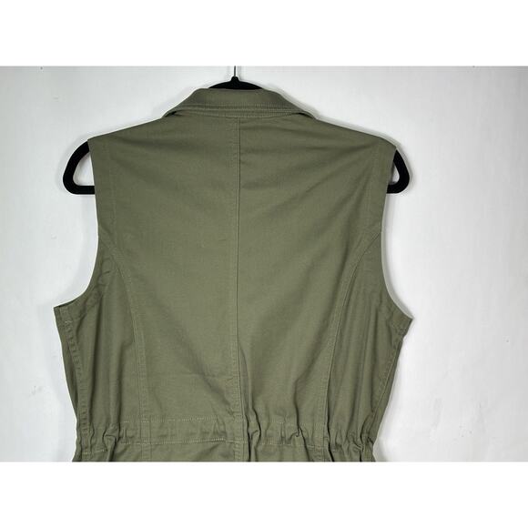 Duluth Trading Co Womens Size XS DuluthFlex Fire Hose Coolmax Vest Green Canvas - Picture 4 of 10